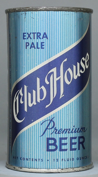 Club House Extra Pale Premium Beer Flat Top Can