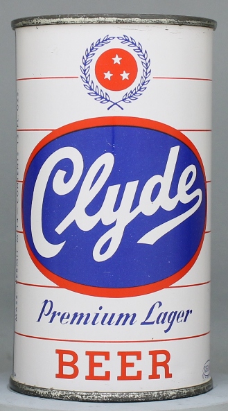 Clyde Premium Lager Beer Flat Top Can