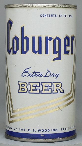 Coburger Extra Dry Beer Flat Top Can