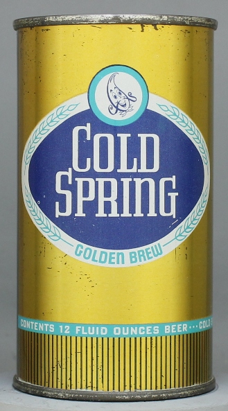 Cold Spring Beer Flat Top Can