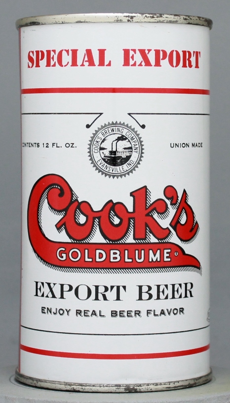 Cook's Beer Flat Top Can