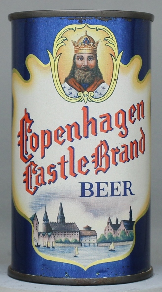 Copenhagen Castle Brand Beer Flat Top Can