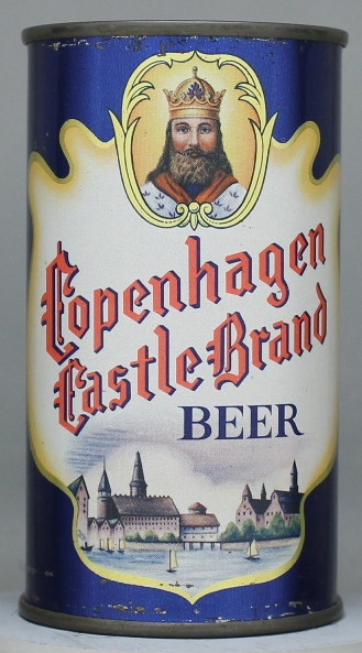 Copenhagen Castle Brand Beer Flat Top Can