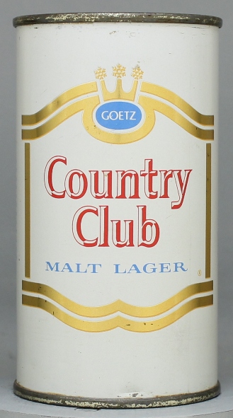 Country Club, Goetz Malt Lager Flat Top Can