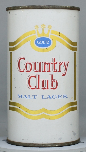 Country Club Malt Lager Flat Top Can