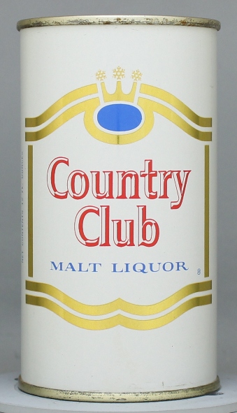 Country Club Malt Liquor Flat Top Can