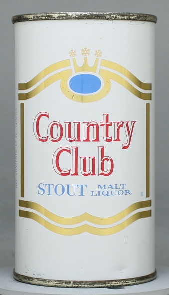Country Club Stout Malt Liquor Flat Top Can
