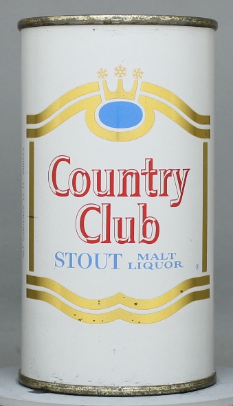 Country Club Stout Malt Liquor Flat Top Can