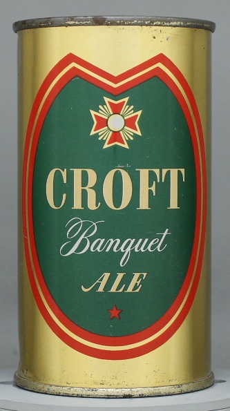 Croft Banquet Ale Flat Top Can