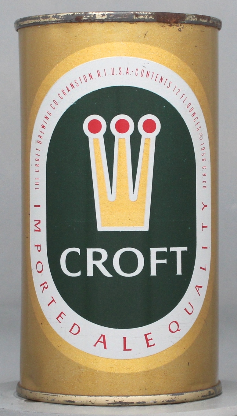 Croft Imported Quality Ale Flat Top Can