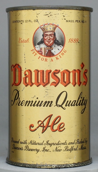 Dawson's Premium Quality Ale Flat Top Can