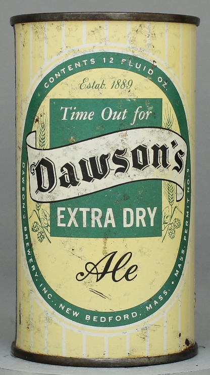 Dawson's Extra Dry Ale Flat Top Can