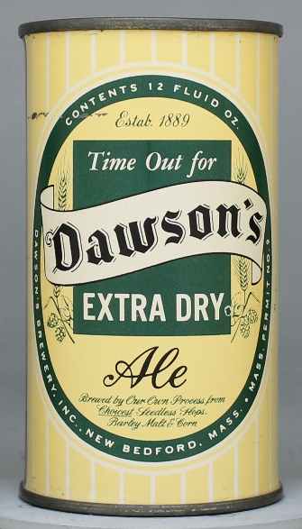Dawson's Extra Dry Ale Flat Top Can