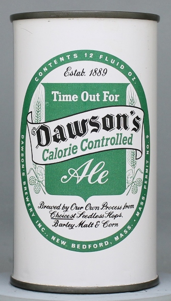Dawson's Calorie Controlled Ale Flat Top Can