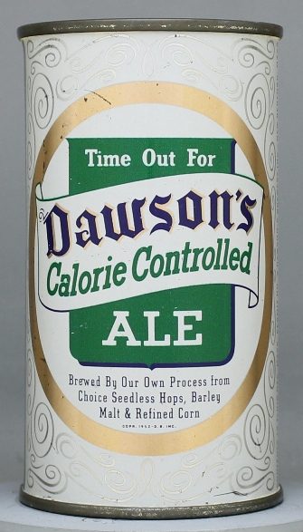 Dawson's Calorie Controlled Ale Flat Top Can