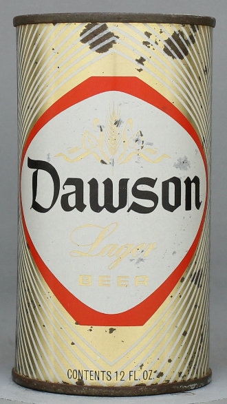 Dawson Lager Beer Flat Top Can