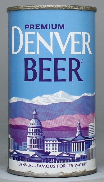 Denver Premium Beer Flat Top Can
