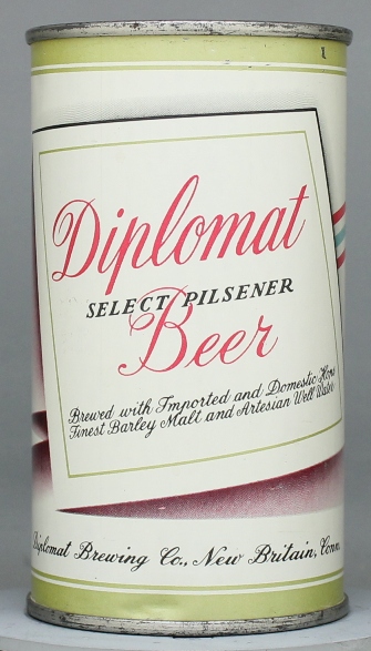Diplomat Select Pilsner Beer Flat Top Can