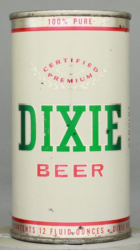 Dixie Beer Flat Top Can