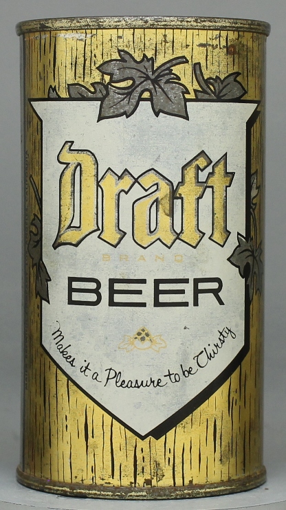 Draft Brand Beer Flat Top Can