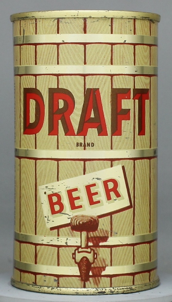 Draft Brand Beer Flat Top Can