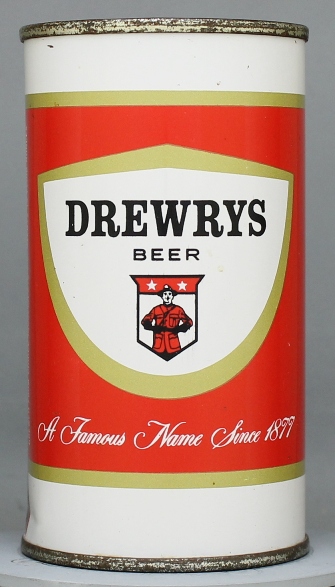 Drewrys Beer Flat Top Can