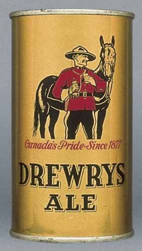 Drewrys Ale Flat Top Can