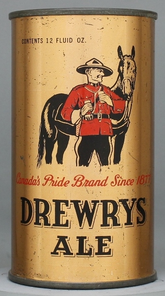 Drewrys Ale Flat Top Can