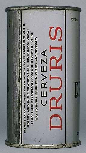 Drewrys Extra Dry Beer Flat Top Can
