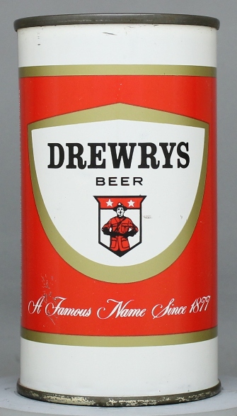 Drewrys Beer Flat Top Can
