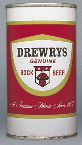 Drewrys Genuine Bock Flat Top Can