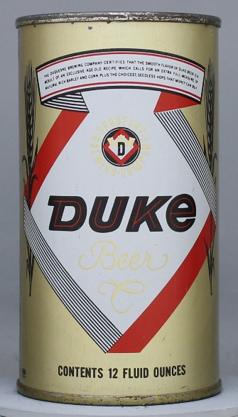 Duke Beer Flat Top Can