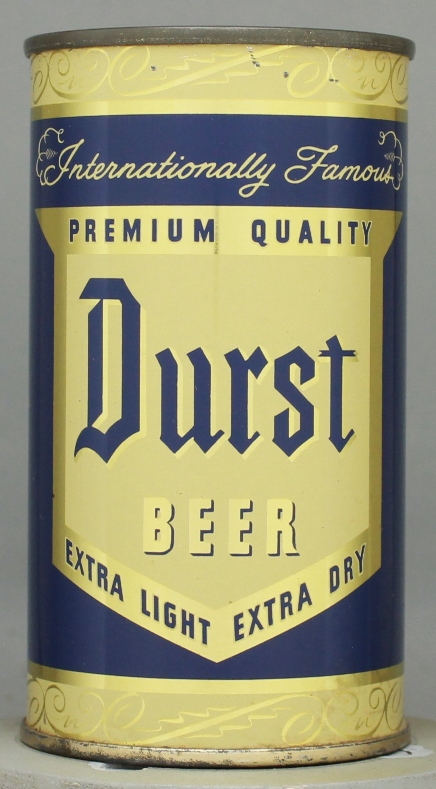Durst Premium Quality Beer Flat Top Can