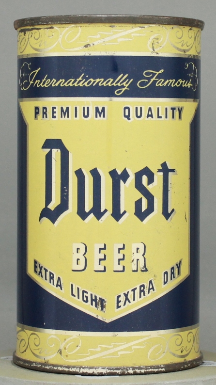 Durst Premium Quality Beer Flat Top Can