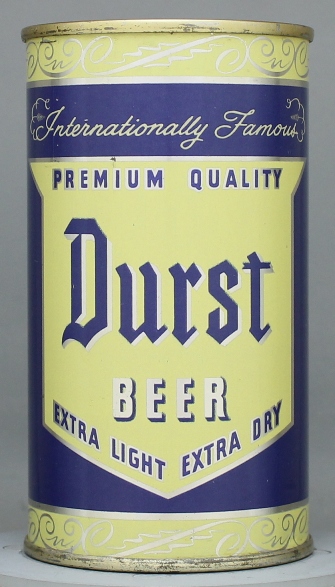 Durst Premium Quality Beer Flat Top Can