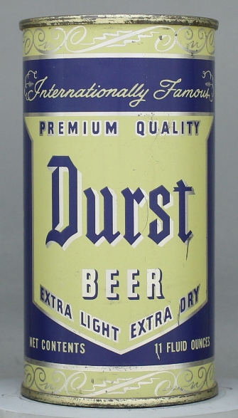 Durst Premium Quality Beer Flat Top Can