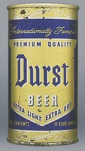 Durst Premium Quality Beer Flat Top Can