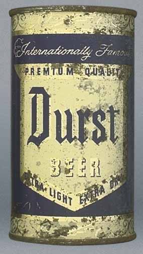 Durst Premium Quality Beer Flat Top Can