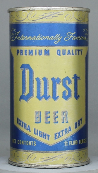 Durst Premium Quality Beer Flat Top Can