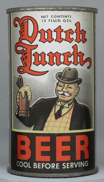 Dutch Lunch Beer Flat Top Can
