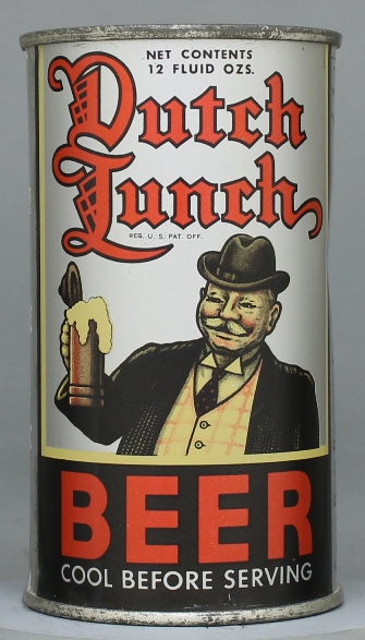 Dutch Lunch Beer Flat Top Can