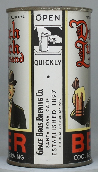 Dutch Lunch Brand Beer Flat Top Can