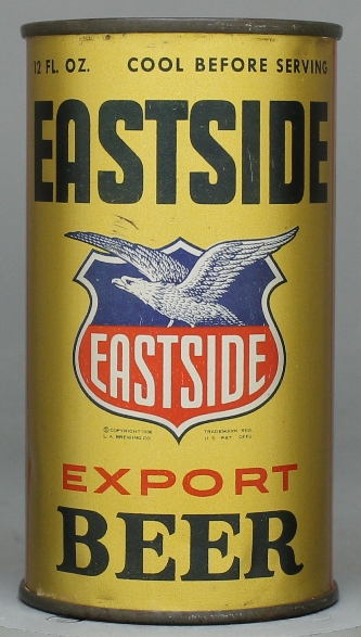 Eastside Export Beer Flat Top Can