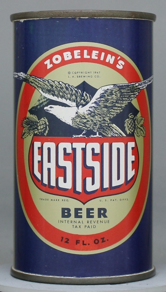 Eastside (zobelein's) Beer Flat Top Can