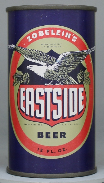 Eastside (zobelein's) Beer Flat Top Can