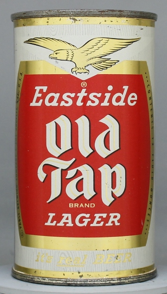 Eastside Old Tap Lager Beer Flat Top Can