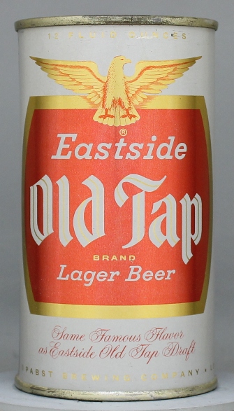Eastside Old Tap Lager Beer Flat Top Can