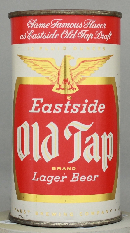 Eastside Old Tap Lager Beer Flat Top Can