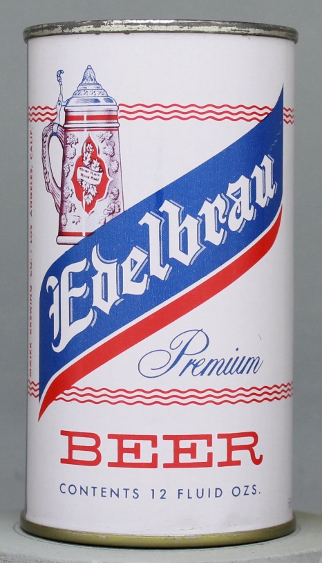 Edelbrau Premium Beer Flat Top Can