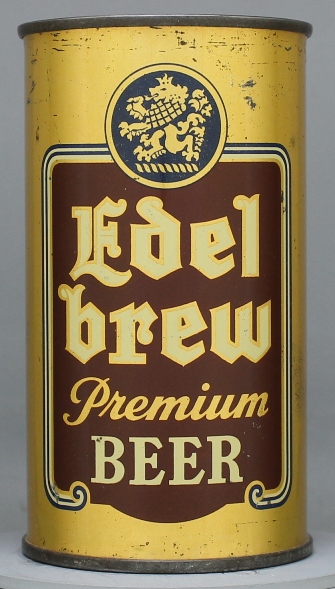 Edel Brau Premium Beer Flat Top Can